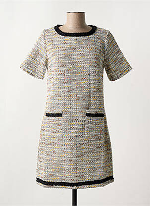 Robe courte beige MALOKA pour femme