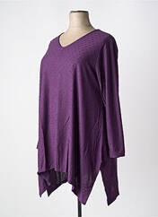 Tunique manches longues violet G!OZE pour femme seconde vue