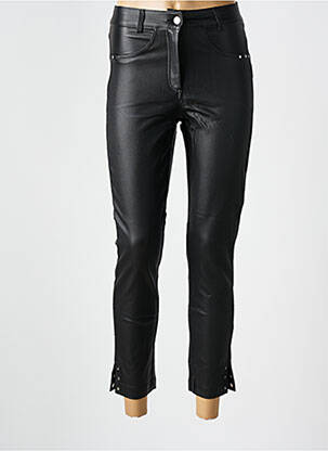 Pantalon slim noir MALOKA pour femme