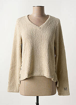 Pull beige MALOKA pour femme