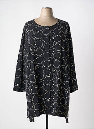 Chemisier noir G!OZE pour femme