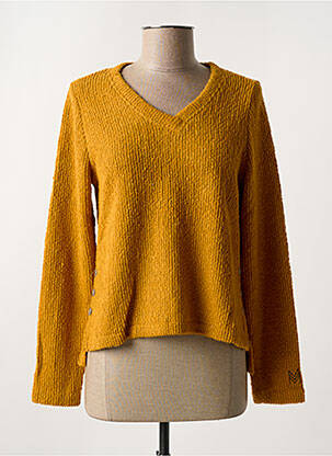 Pull orange MALOKA pour femme
