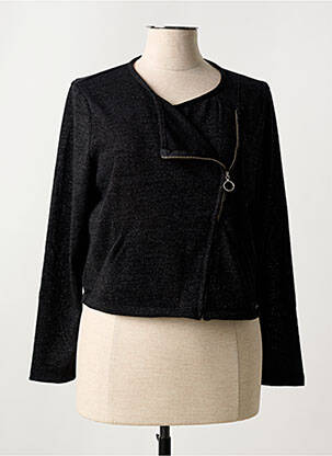 Gilet manches longues noir MALOKA pour femme