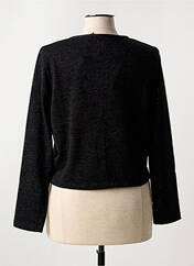 Gilet manches longues noir MALOKA pour femme seconde vue