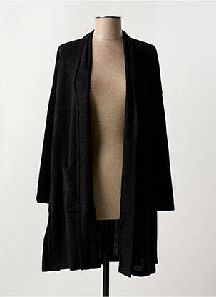 Gilet manches longues noir MALOKA pour femme