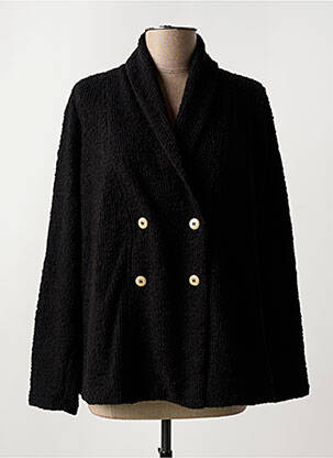 Gilet manches longues noir MALOKA pour femme