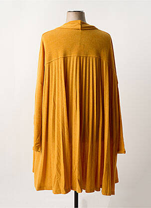 Gilet manches longues orange MALOKA femme