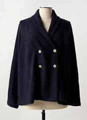 Gilet manches longues bleu MALOKA pour femme seconde vue