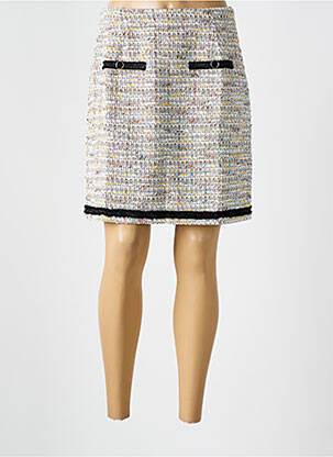 Jupe courte beige MALOKA pour femme