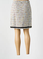 Jupe courte beige MALOKA pour femme seconde vue