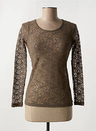 Pull marron MALOKA femme