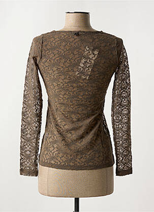 Pull marron MALOKA femme
