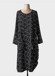 Robe longue noir G!OZE femme