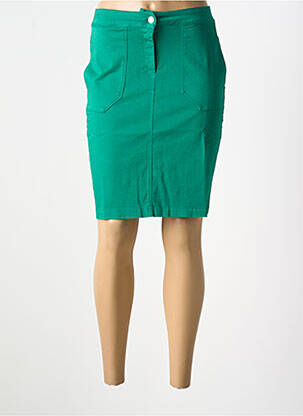 Jupe courte vert MALOKA pour femme