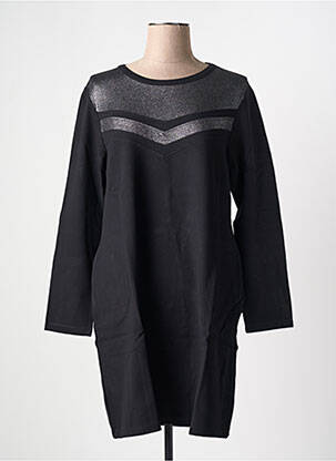 Robe mi-longue noir MALOKA femme