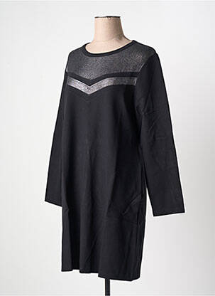 Robe mi-longue noir MALOKA femme
