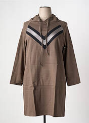 Robe pull marron MALOKA pour femme seconde vue