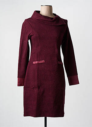 Robe mi-longue rose MALOKA pour femme