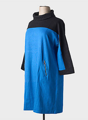 Robe pull bleu MALOKA femme
