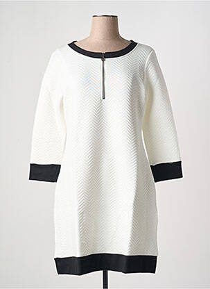 Robe mi-longue beige MALOKA pour femme