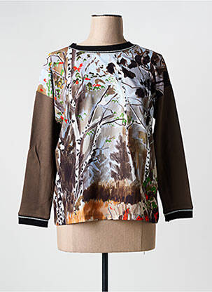 T-shirt gris MALOKA pour femme