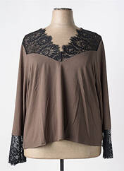 T-shirt marron MALOKA pour femme seconde vue