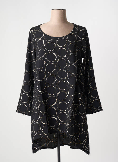 Tunique manches longues noir G!OZE pour femme