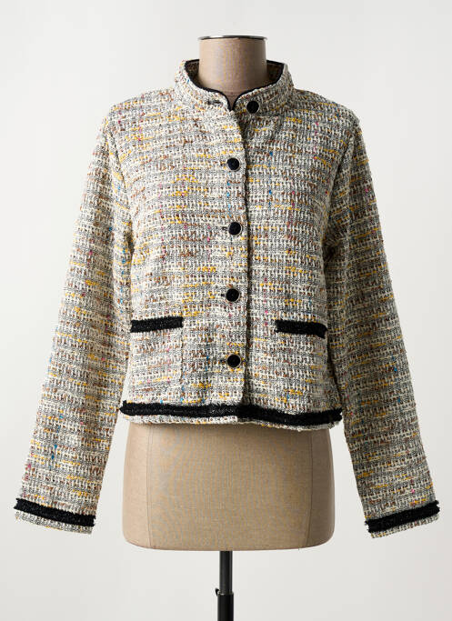 Veste casual beige MALOKA pour femme