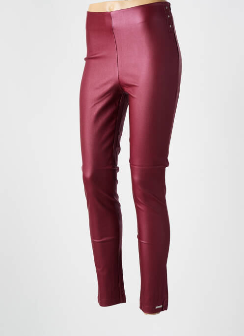 Pantalon slim rouge MALOKA pour femme