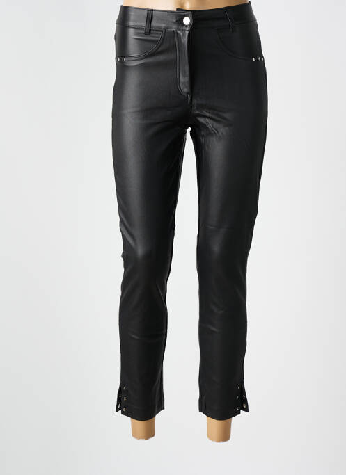 Pantalon slim noir MALOKA pour femme