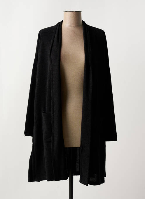 Gilet manches longues noir MALOKA pour femme