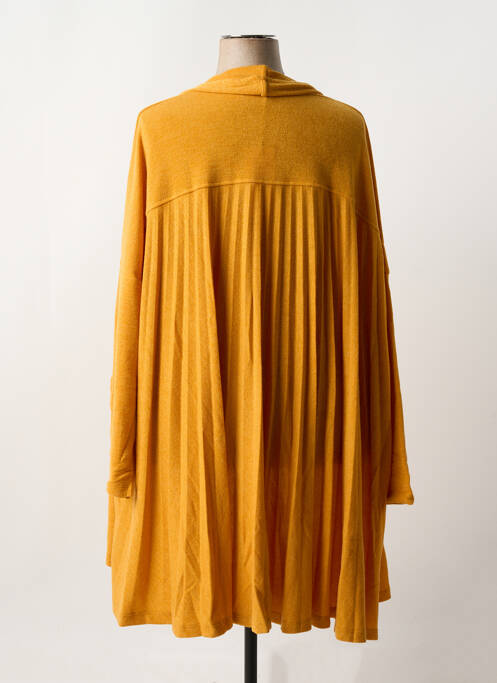 Gilet manches longues orange MALOKA femme