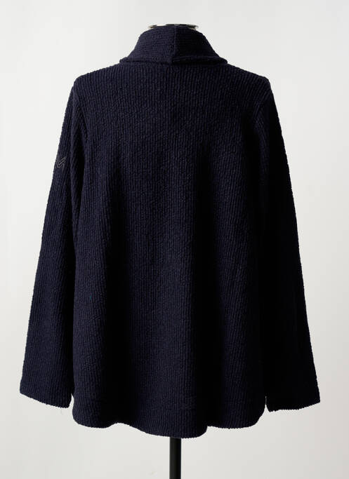 Gilet manches longues bleu MALOKA femme