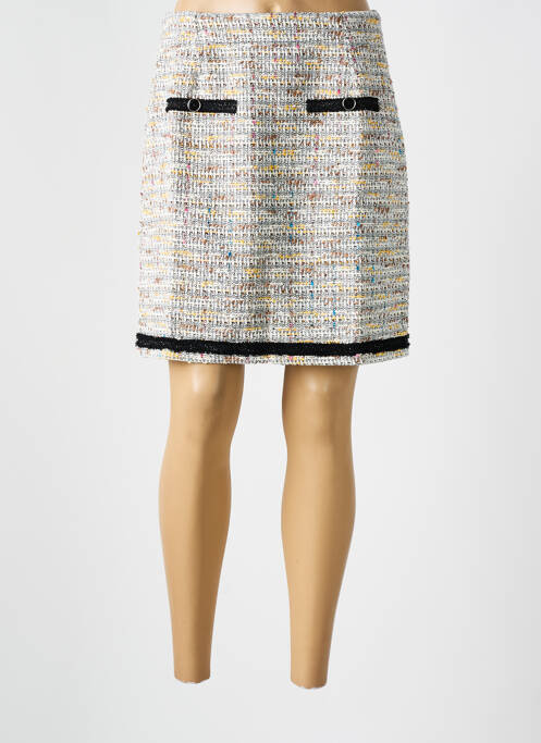 Jupe courte beige MALOKA pour femme