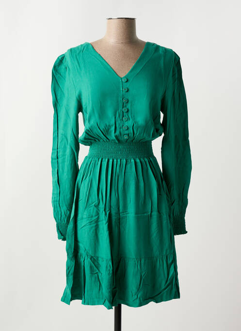 Robe courte vert MALOKA pour femme