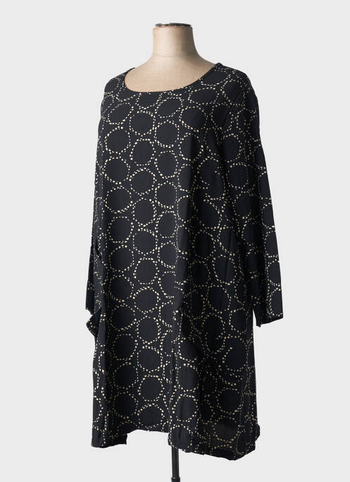 Robe mi-longue noir G!OZE femme