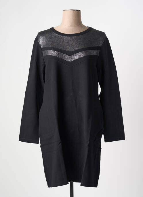 Robe mi-longue noir MALOKA pour femme