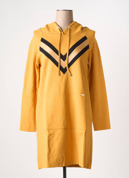 Robe pull orange MALOKA pour femme