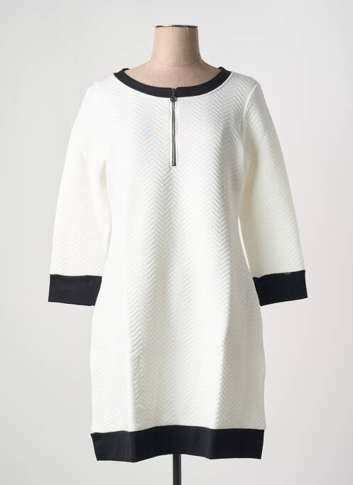 Robe mi-longue beige MALOKA pour femme