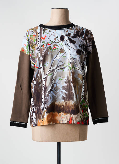 T-shirt gris MALOKA pour femme