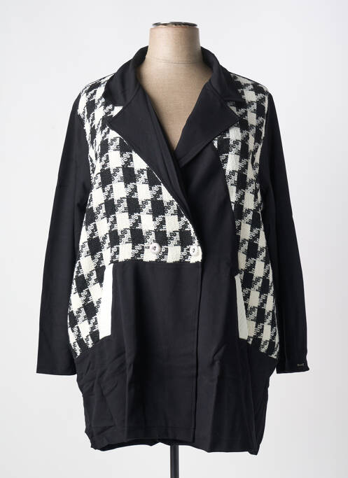 Gilet manches longues noir MALOKA pour femme