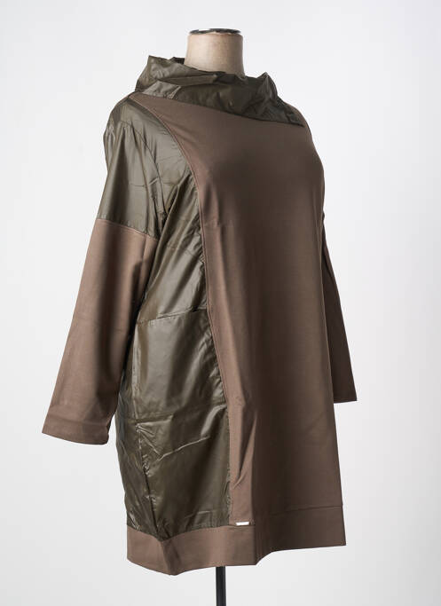 Robe mi-longue kaki MALOKA femme