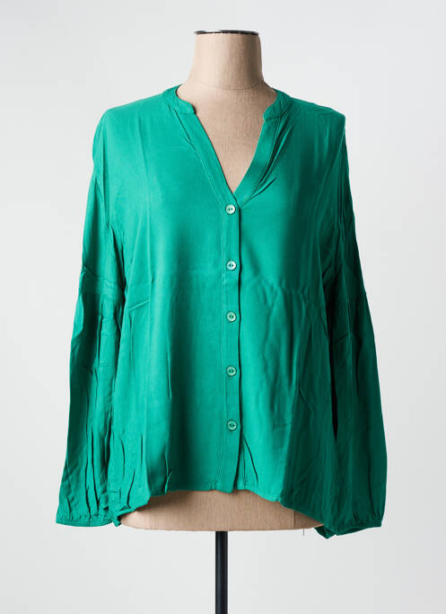 Chemisier vert MALOKA pour femme