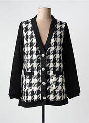 Gilet manches longues noir MALOKA pour femme seconde vue