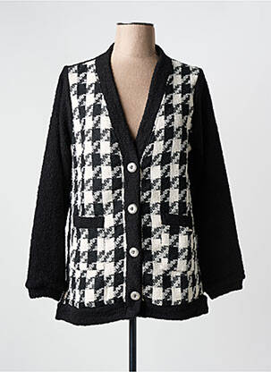 Gilet manches longues noir MALOKA pour femme