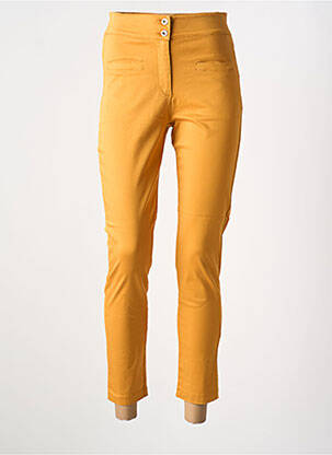 Pantalon slim orange MALOKA pour femme