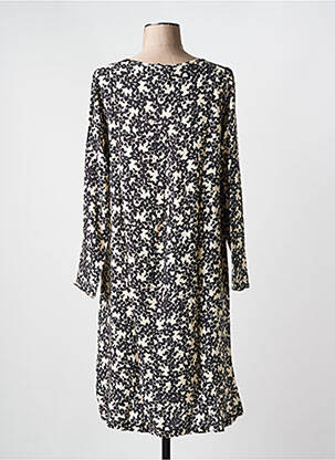 Robe mi-longue noir G!OZE femme
