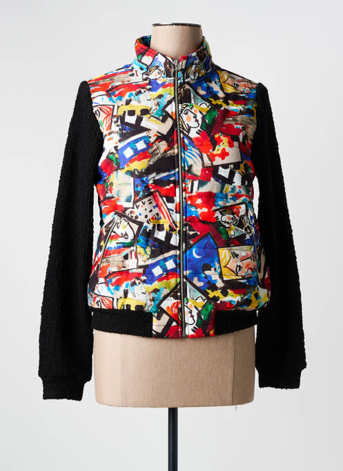 Veste casual noir MALOKA pour femme