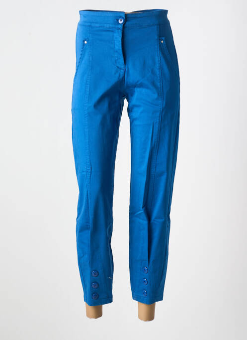 Pantalon slim bleu MALOKA pour femme