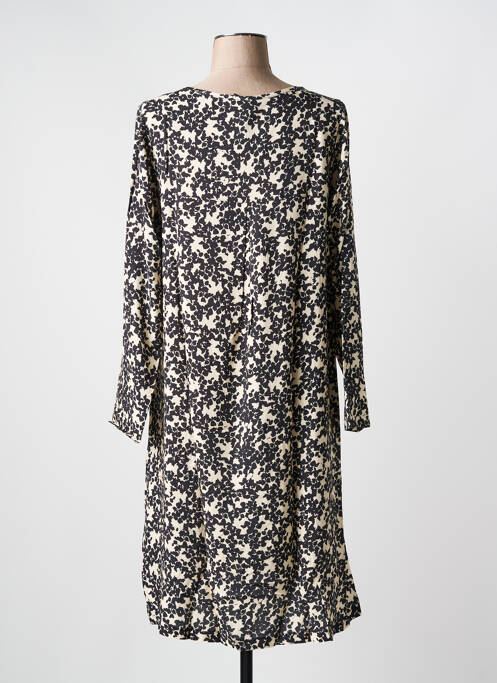 Robe mi-longue noir G!OZE femme